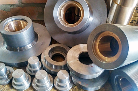 Metal parts for different equipment and machines