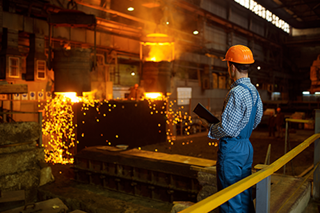 Casting of steel and other metal